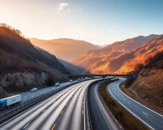 Autobahn in Bulgaria